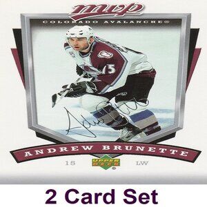 Andrew Brunette Hockey Card Collection